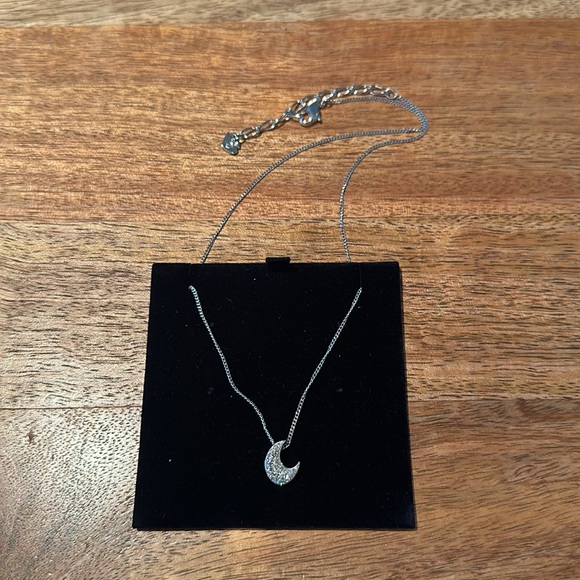 NIB Swarovski Flicker Moon Pendant - Picture 3 of 4